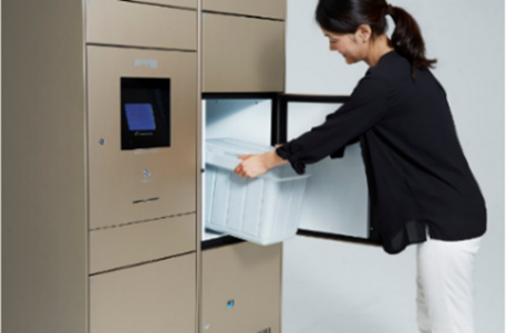 【冷凍冷蔵宅配ロッカー イメージ写真】