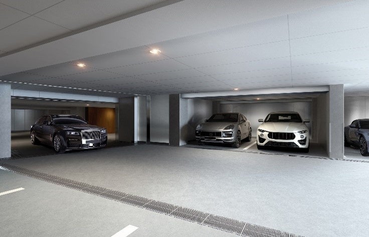 パークコート覚王山山門町　地下駐車場