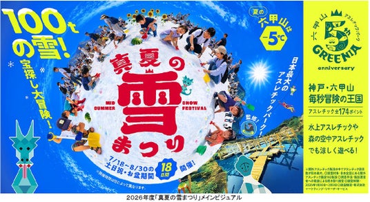 六甲山アスレチックパークGREENIA「真夏の雪まつり」スペシャル宝探しゲーム開催! フィッシャーズ直筆サイン色紙など豪華景品が登場! 六甲山アスレチックパークGREENIA「真夏の雪まつり」スペシャル宝探しゲーム開催! フィッシャーズ直筆サイン色紙など豪華景品が登場!