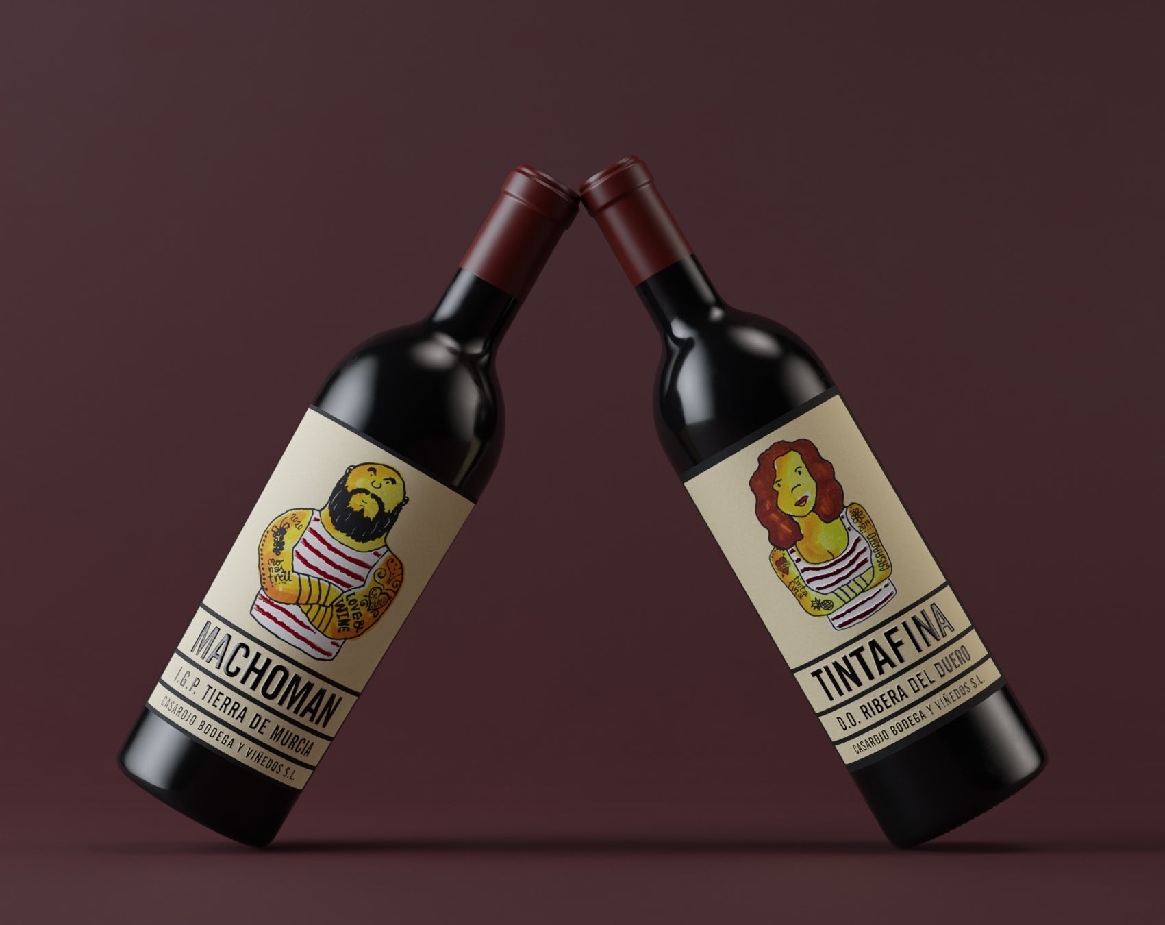 左:「マッチョマン モナストレル」、右:「ティンタフィナ」