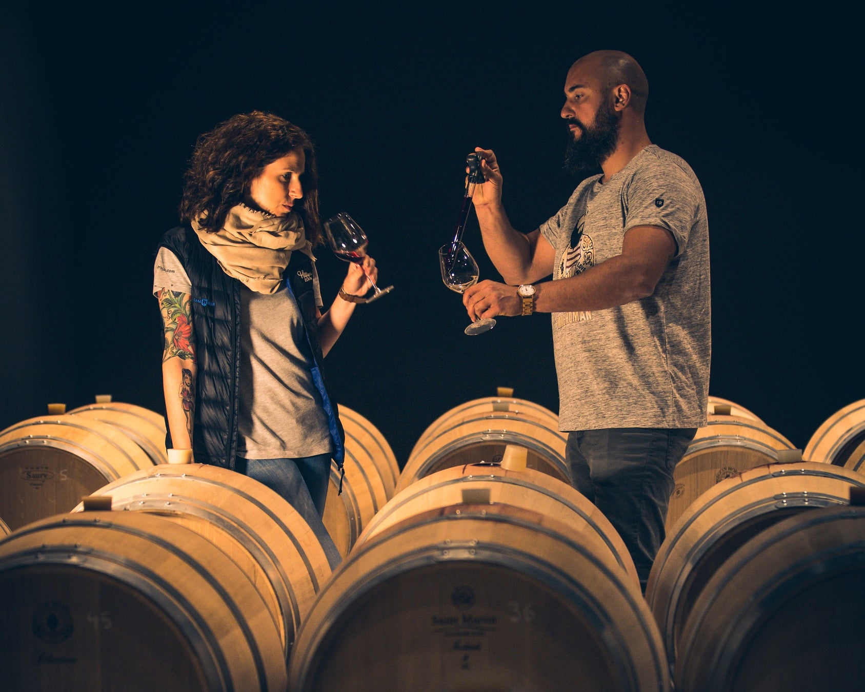 「カサロホ」のオーナー兼醸造家夫婦、ホセとラウラ