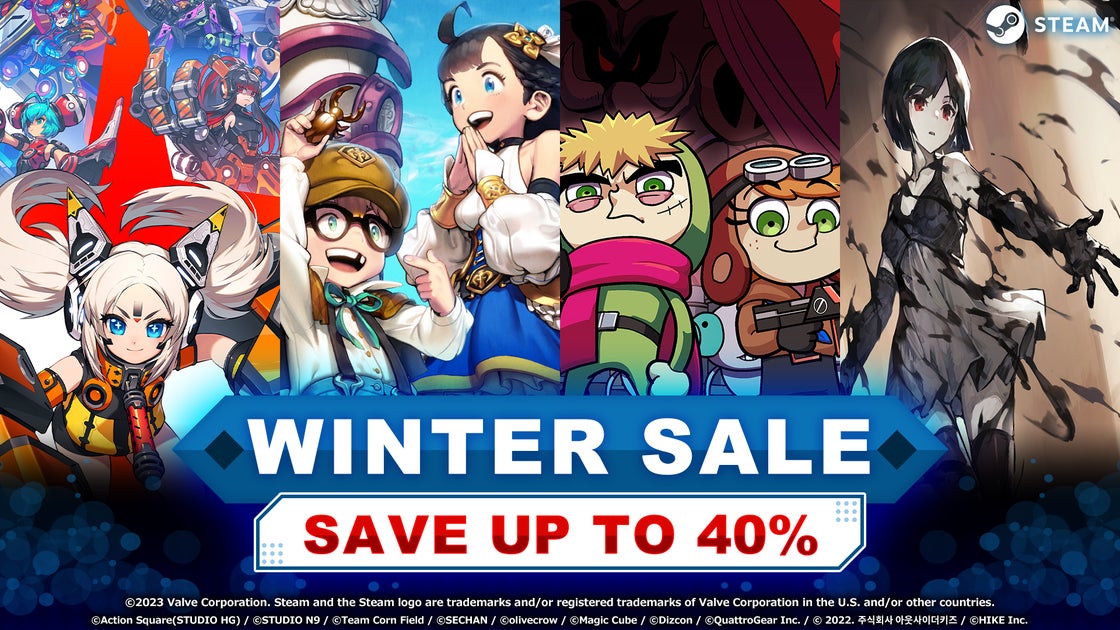 最大40%OFF!Steamウィンターセールでお得にゲームをGETしよう! 最大40%OFF!Steamウィンターセールでお得にゲームをGETしよう!