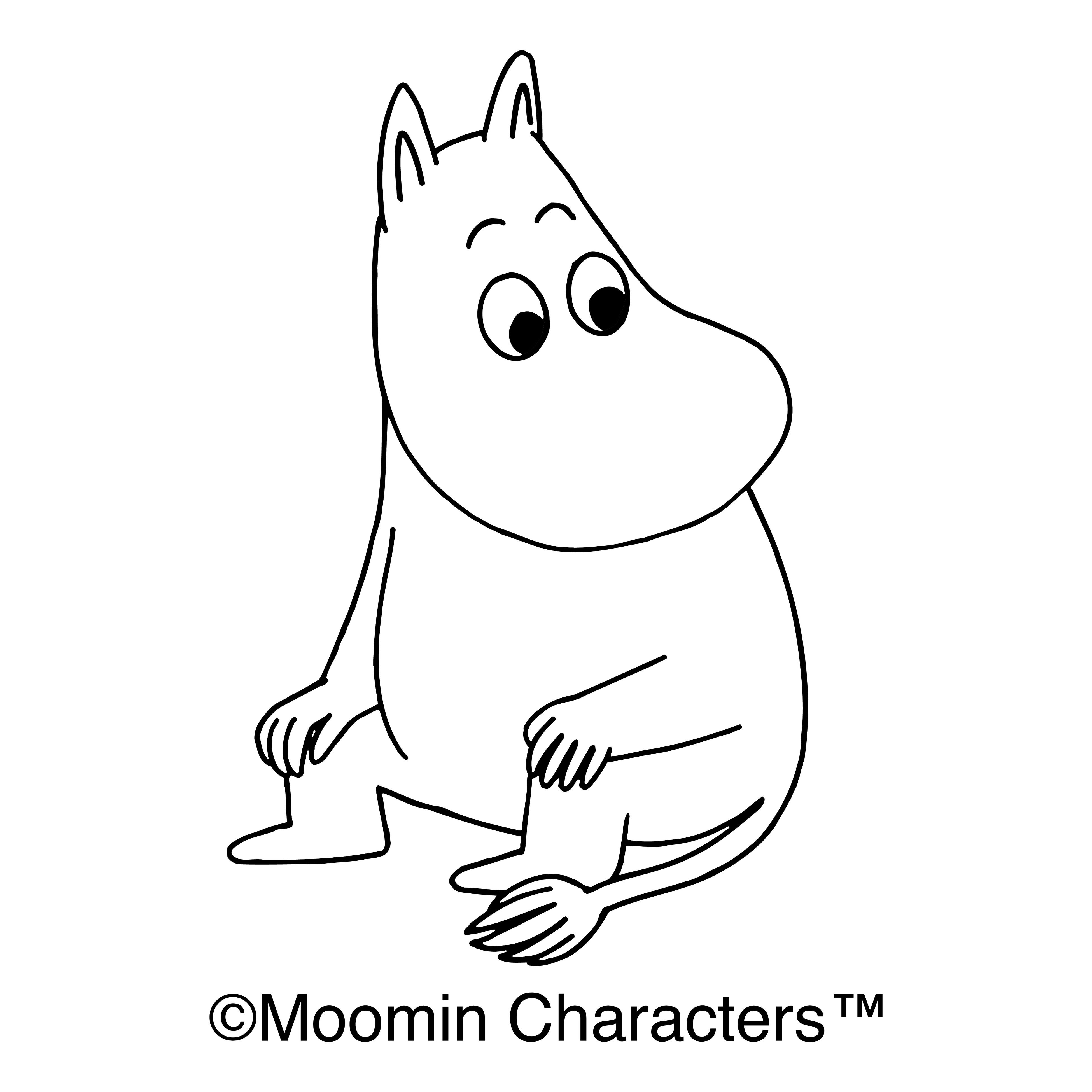 ムーミン モノクロイラスト 限定版 001/500 Amazon | S&Cコーポレーション ビッグフレークステッカー