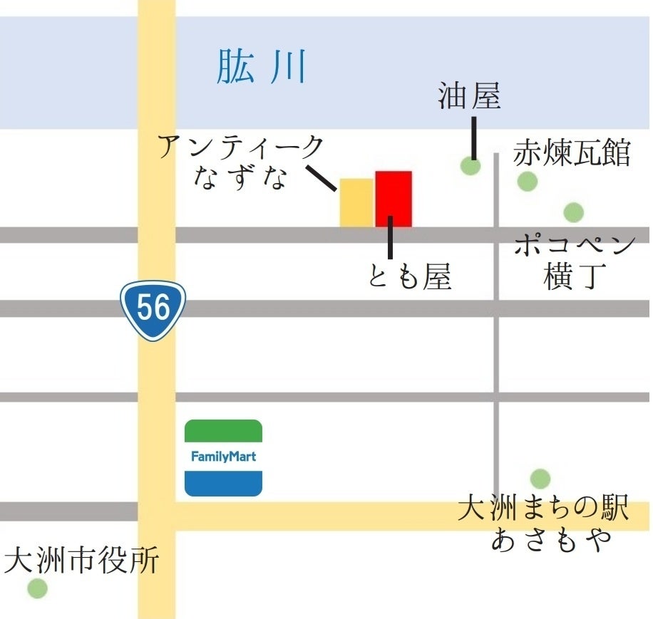 コミュニティースペースとも屋マップ