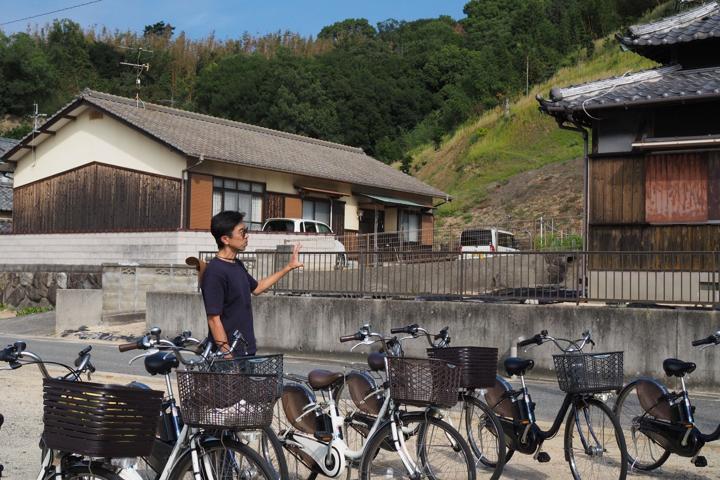 途中では西成典久教授から古民家活用による地域再生についての話しも