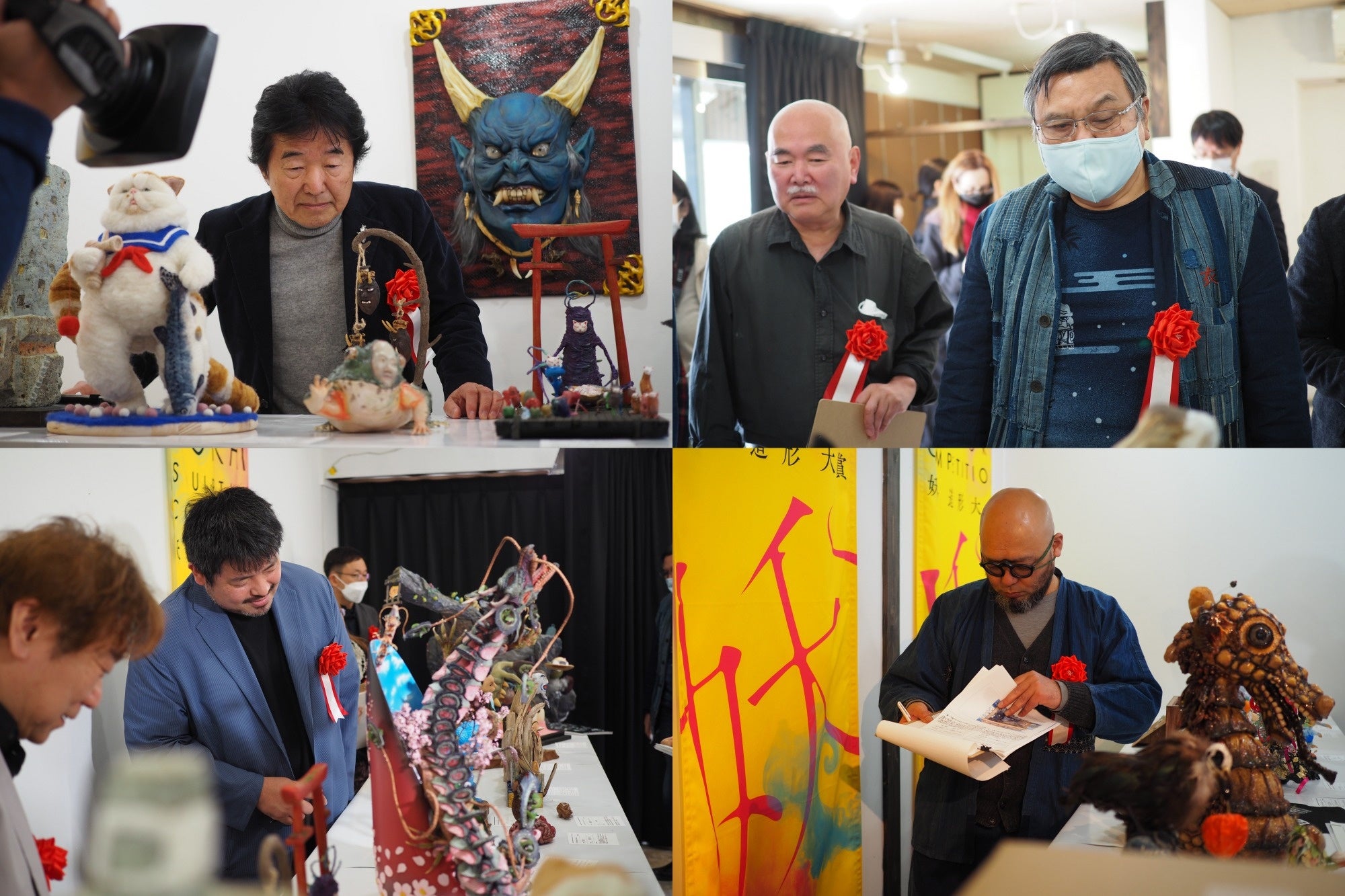 第６回妖怪造形大賞 審査会の様子