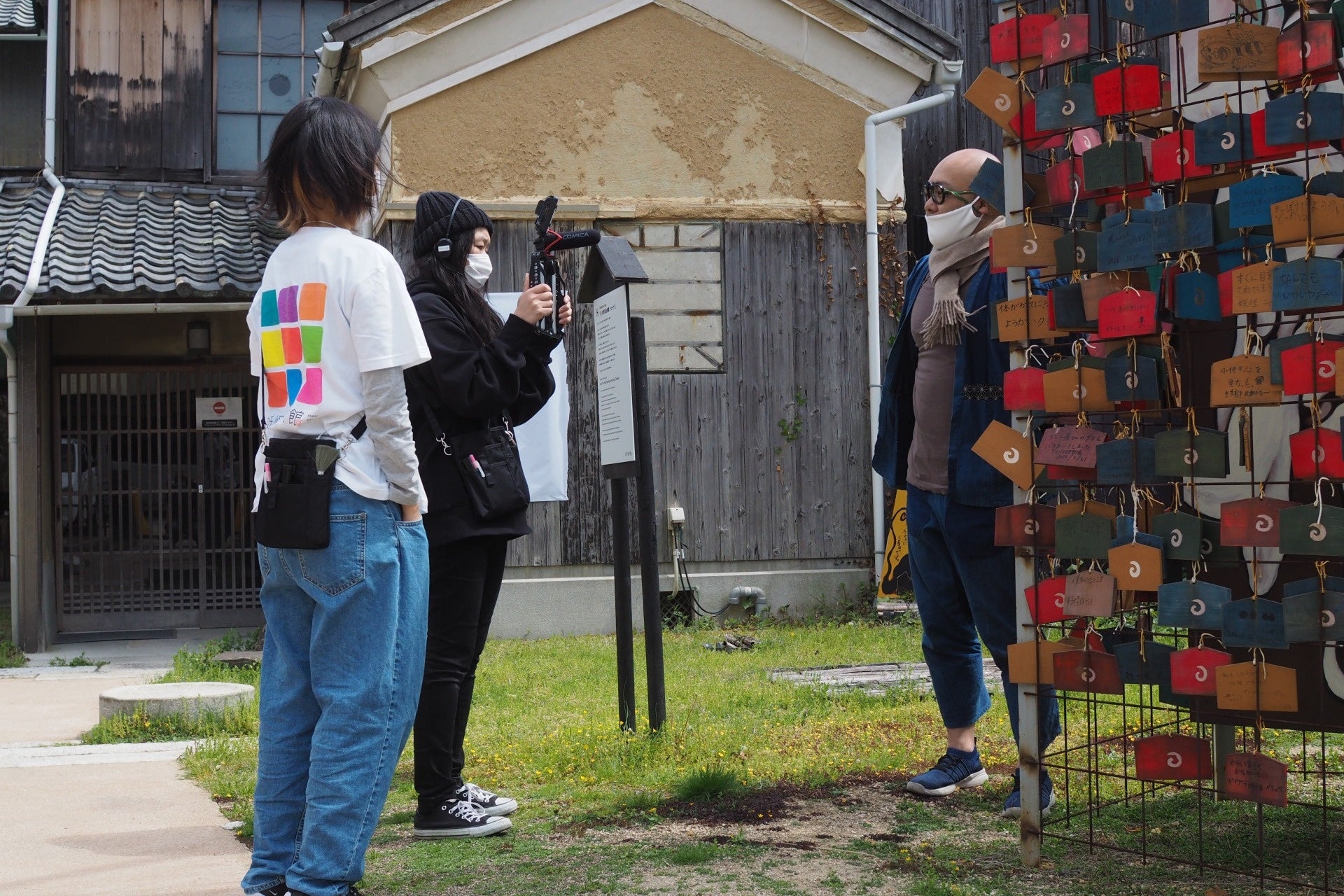 ZOOMオンラインツアー　配信中の様子