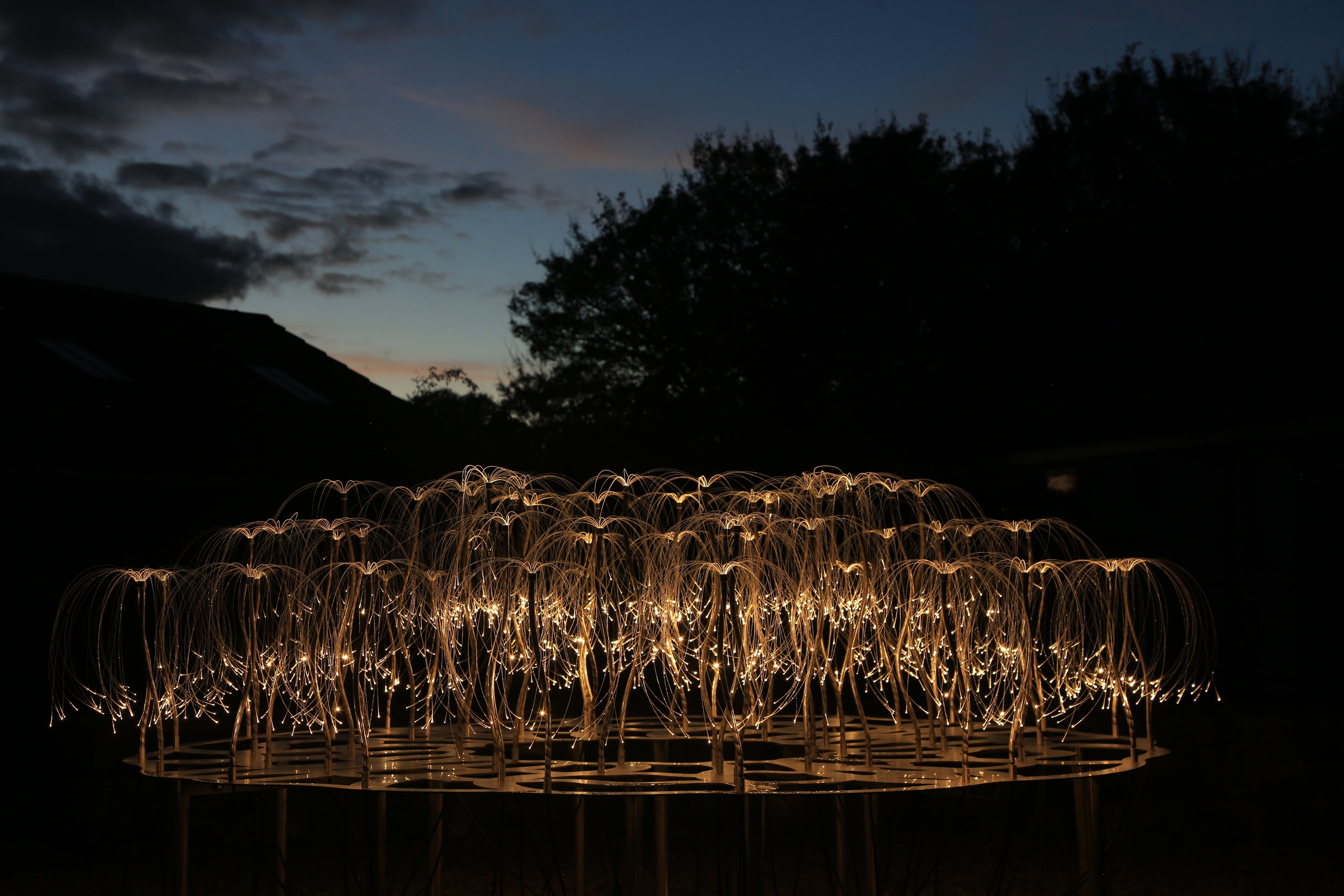 ブルース・マンロー・スタジオ(イギリス)にて制作された試作品 ©️Bruce Munro Studio