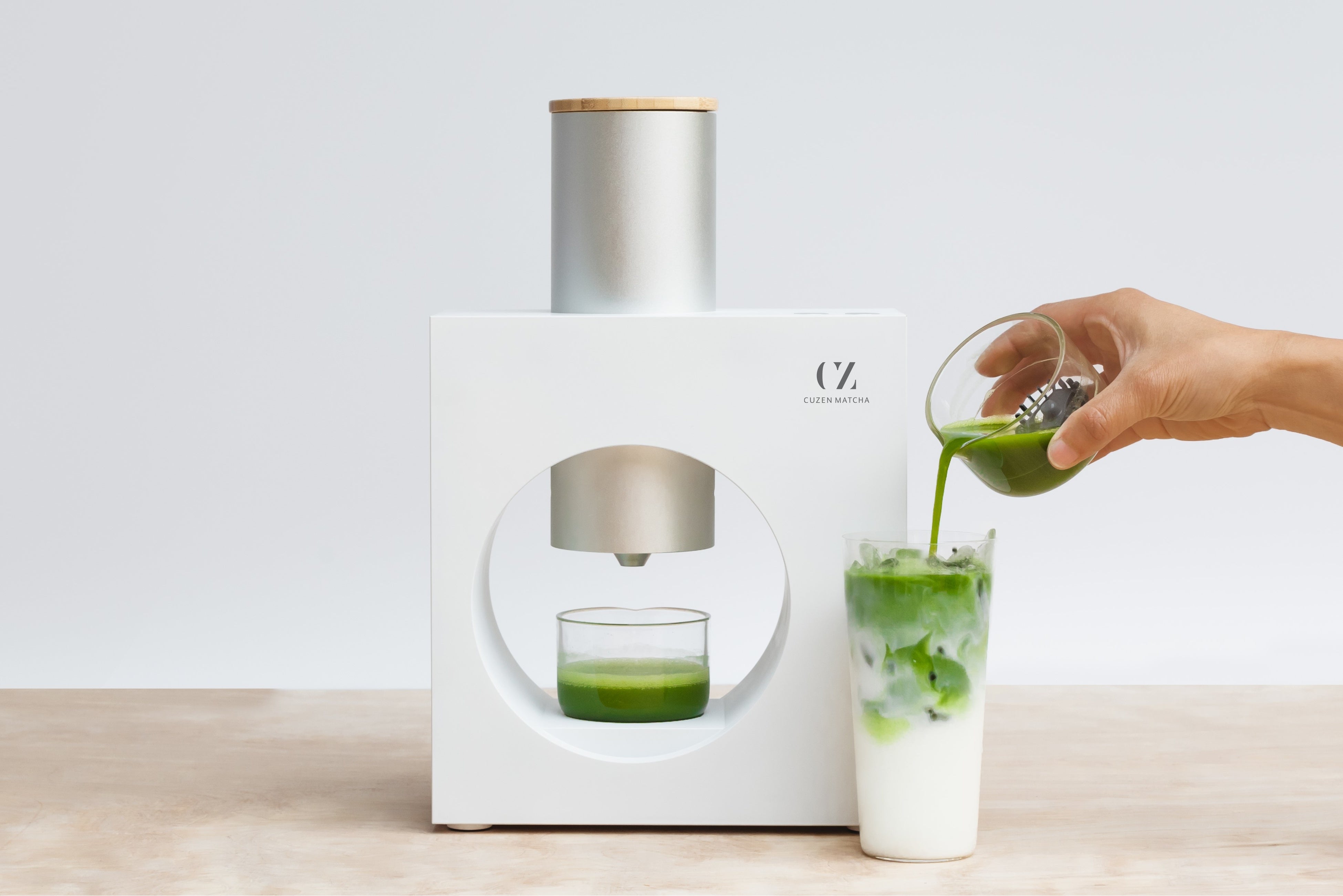 家庭で抹茶ラテも