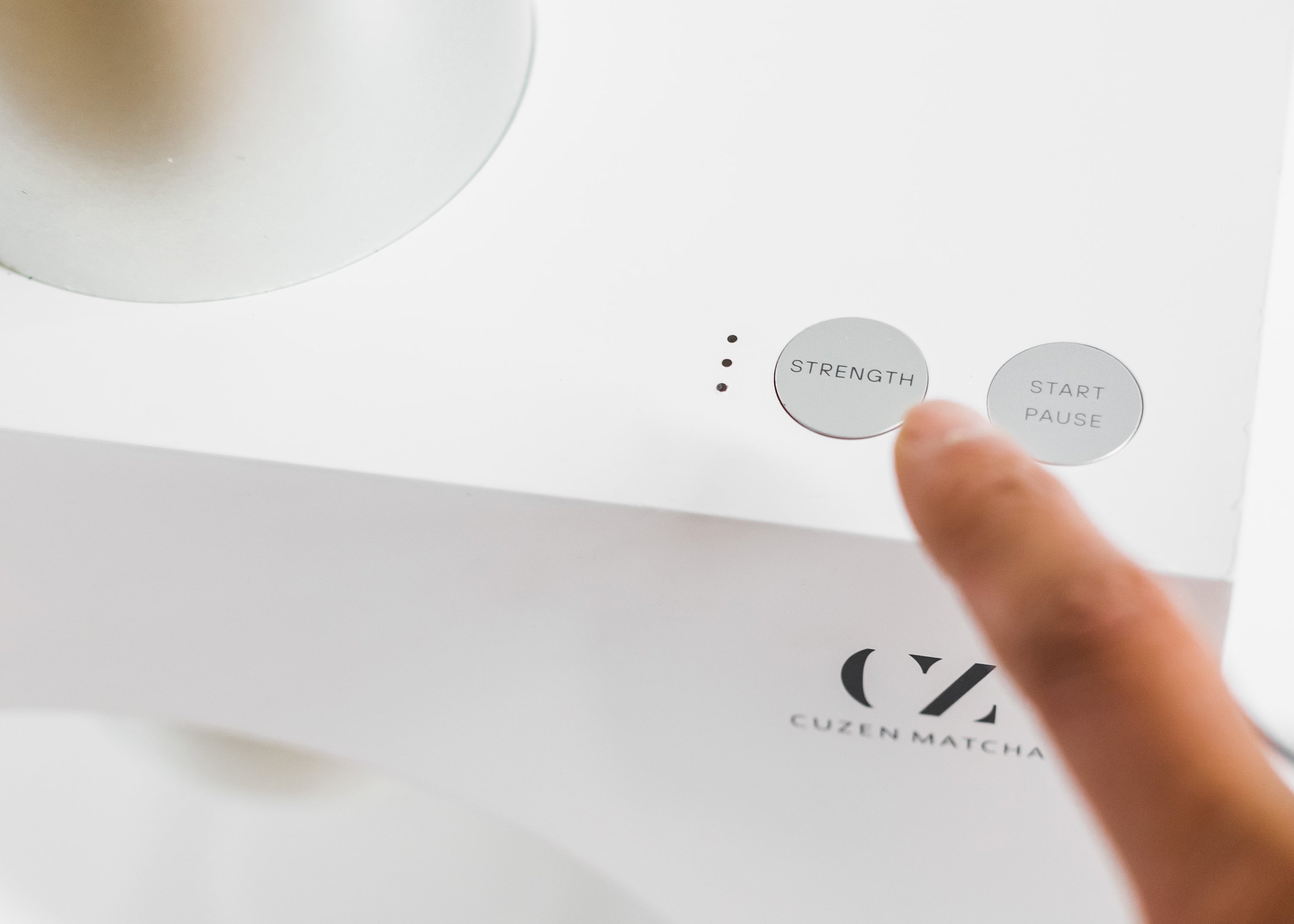 操作は濃さを選びスタートするだけ