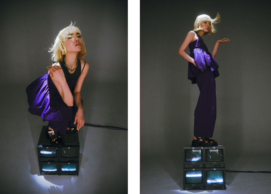 SHIRT GATHER CAMISOLE_COCOON PT_UN3D.SOLE GURKHA SANDAL_SHIRT GATHER CAMISOLE_COCOON PT_UN3D.SOLE GURKHA SANDAL