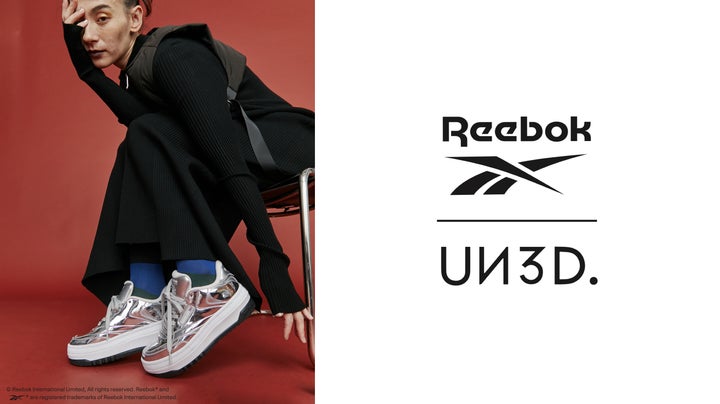 Reebok✖️UN3Dシルバー厚底スニーカー 37 【新品.未使用】 5203-91-