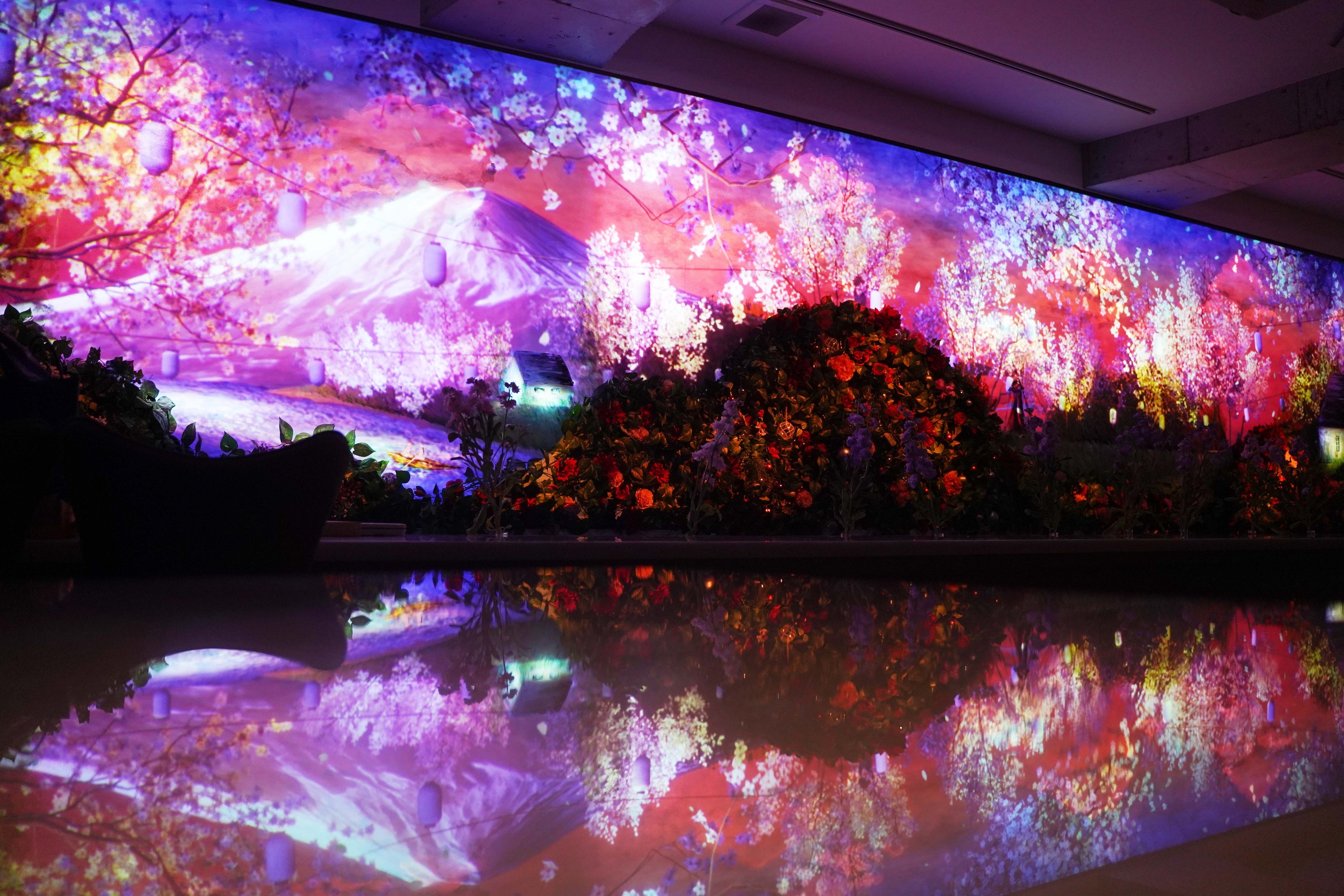 フラワーダイニング＆バー「FLOWER WALL MONE」～“花々の幻想”四季を