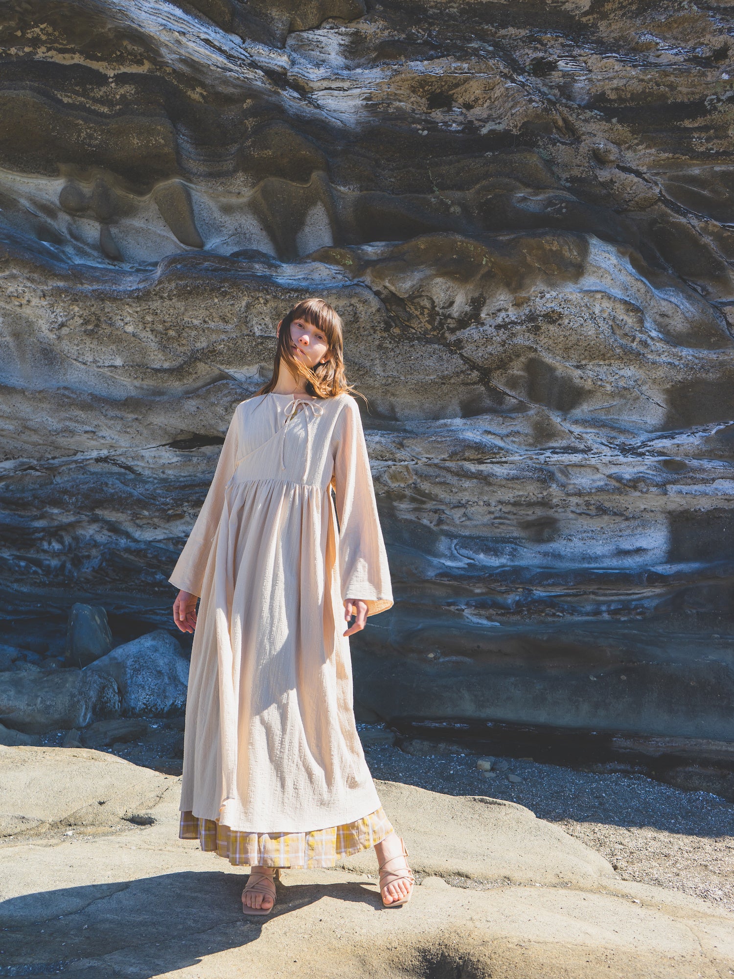 Double Ribbon Cache-coeur Dress ¥16,500