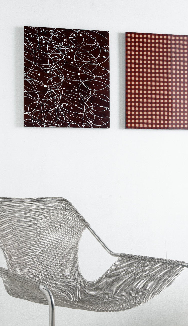 Paulistano Mesh Chair with Stainless Steel Mesh