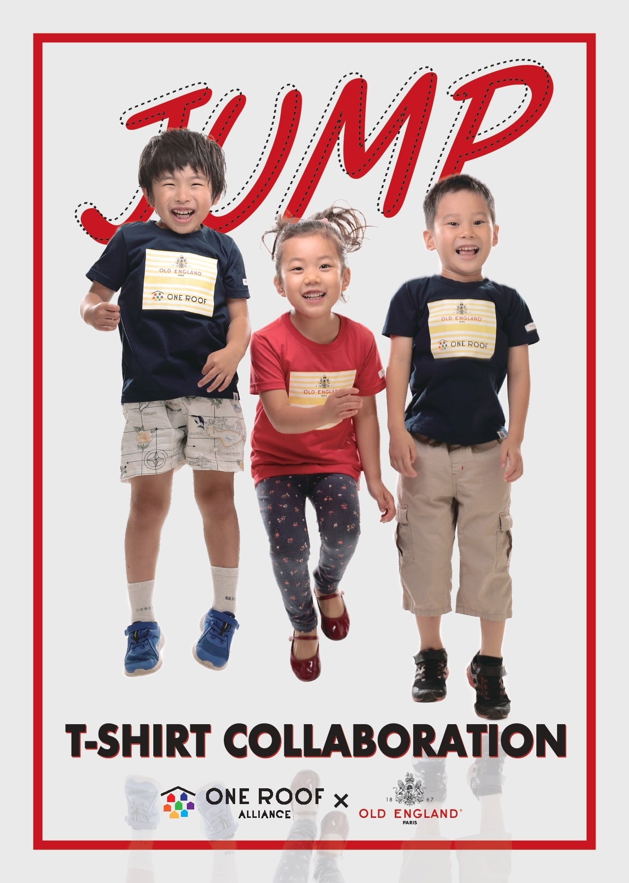 ONE ROOF ALLIANCE×OLD ENGLAND 園Tシャツ