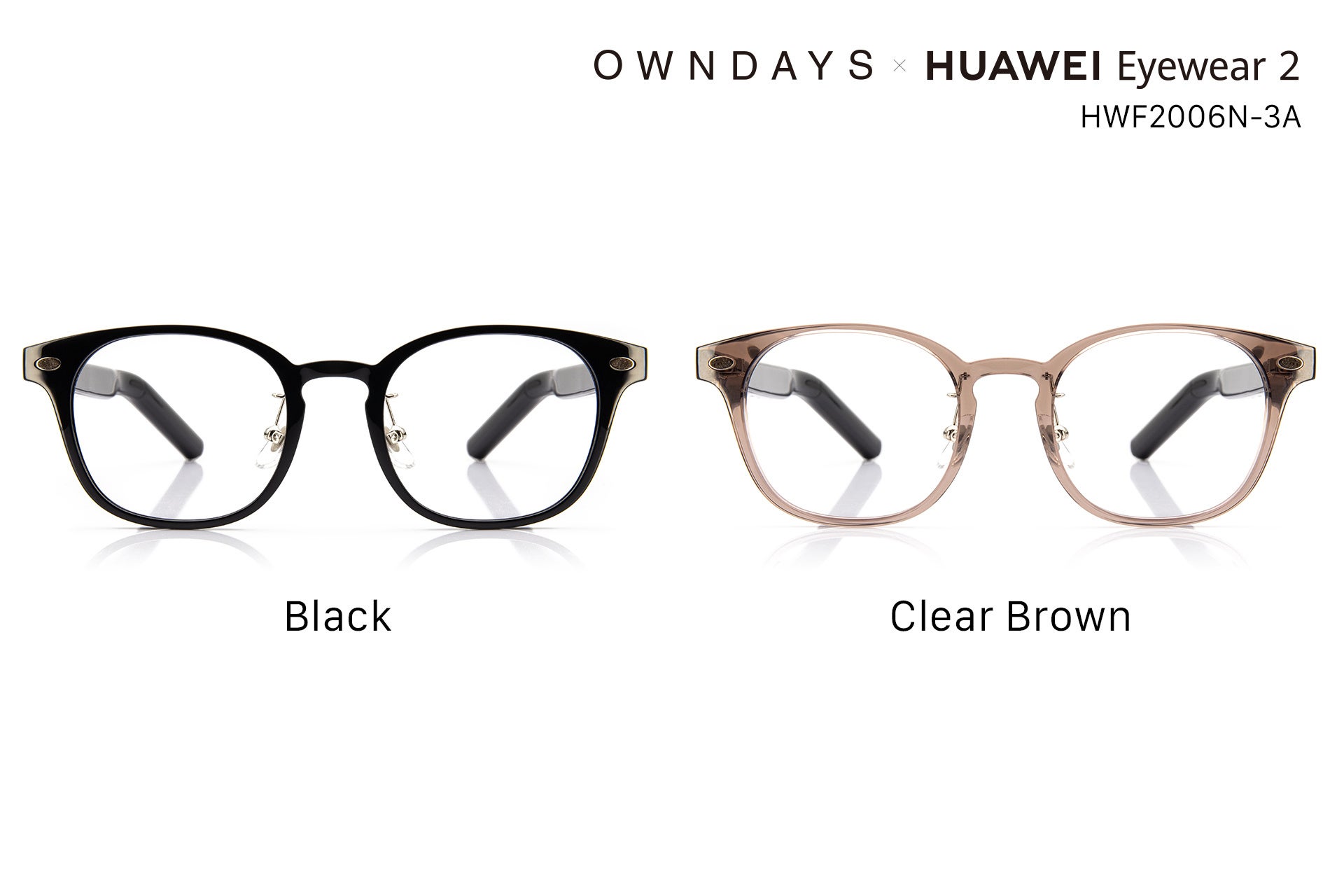 OWNDAYS×HUAWEI Eyewear 2 ボストンウェリントン型