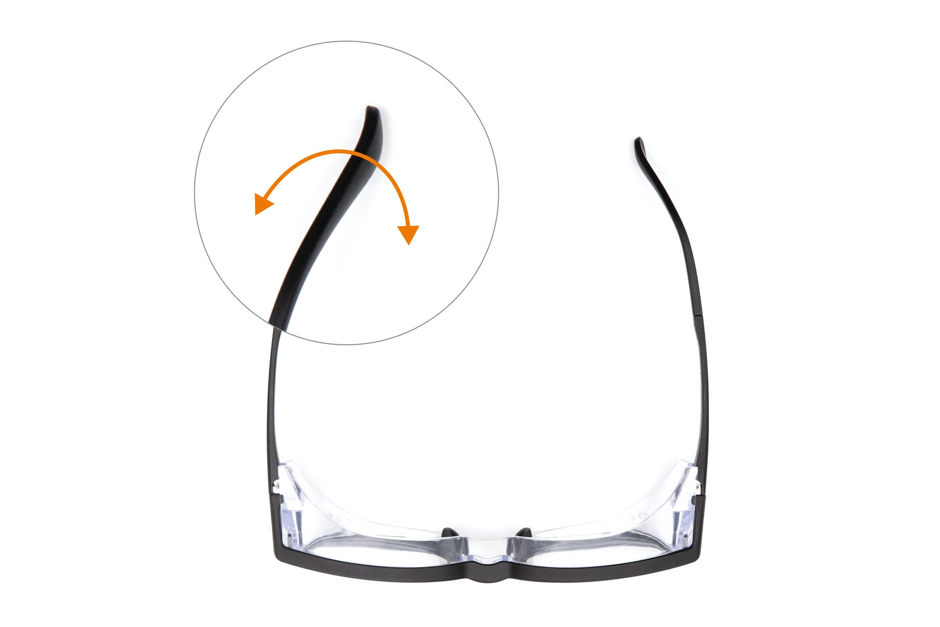 OWNDAYS 花粉２WAY GUARD　ラバー素材の耳かけ（PG2020T-4S）