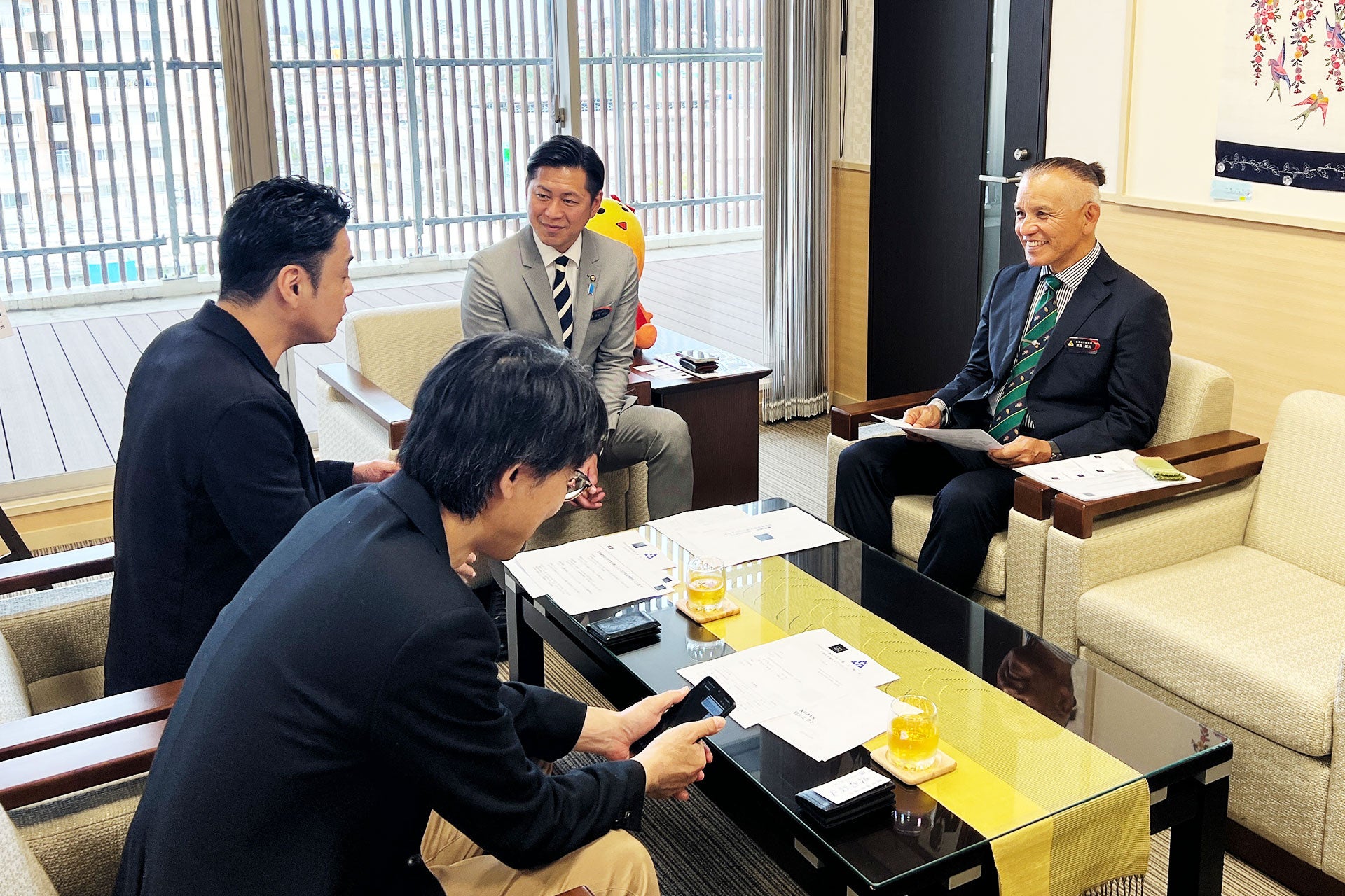 豊見城市_小学生学業支援プロジェクト記者発表会３