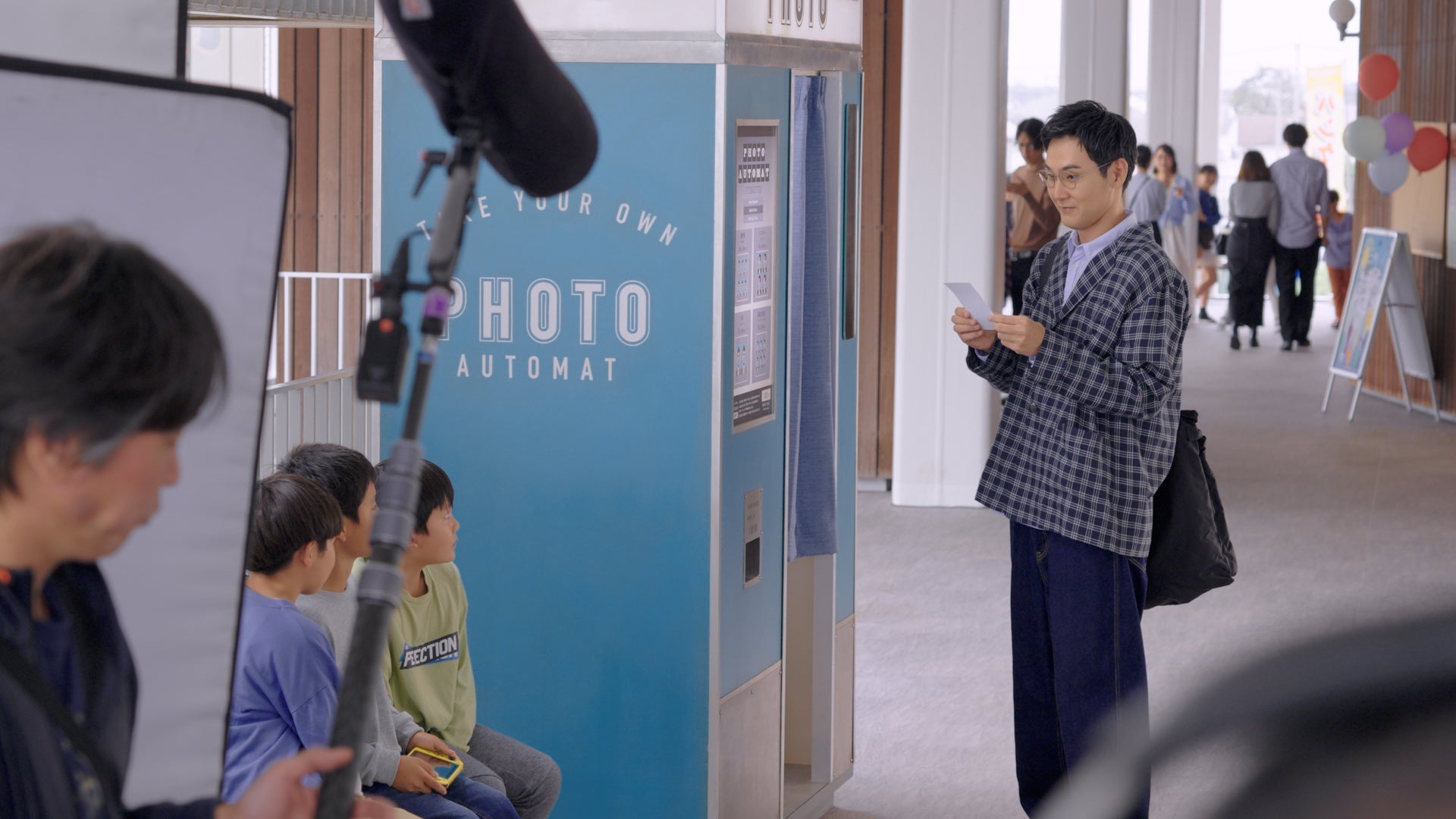 撮影の様子「証明写真」篇