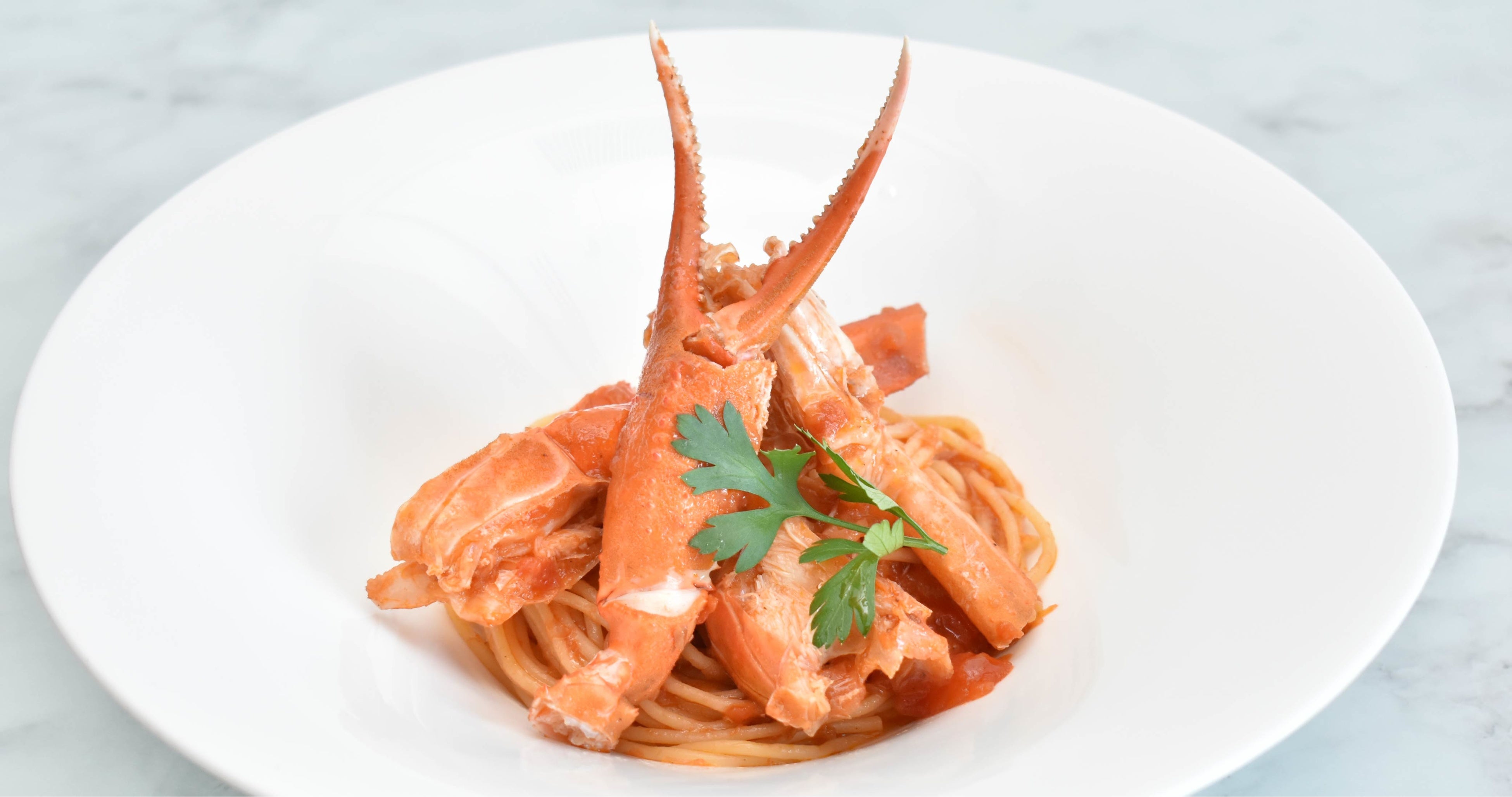 トゲズワイ蟹のパスタ