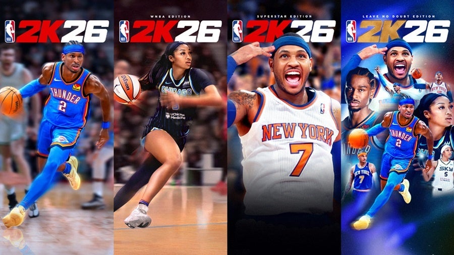 NBA2K26カバー選手発表!SGA、リース、カーメロが登場 NBA2K26カバー選手発表!SGA、リース、カーメロが登場