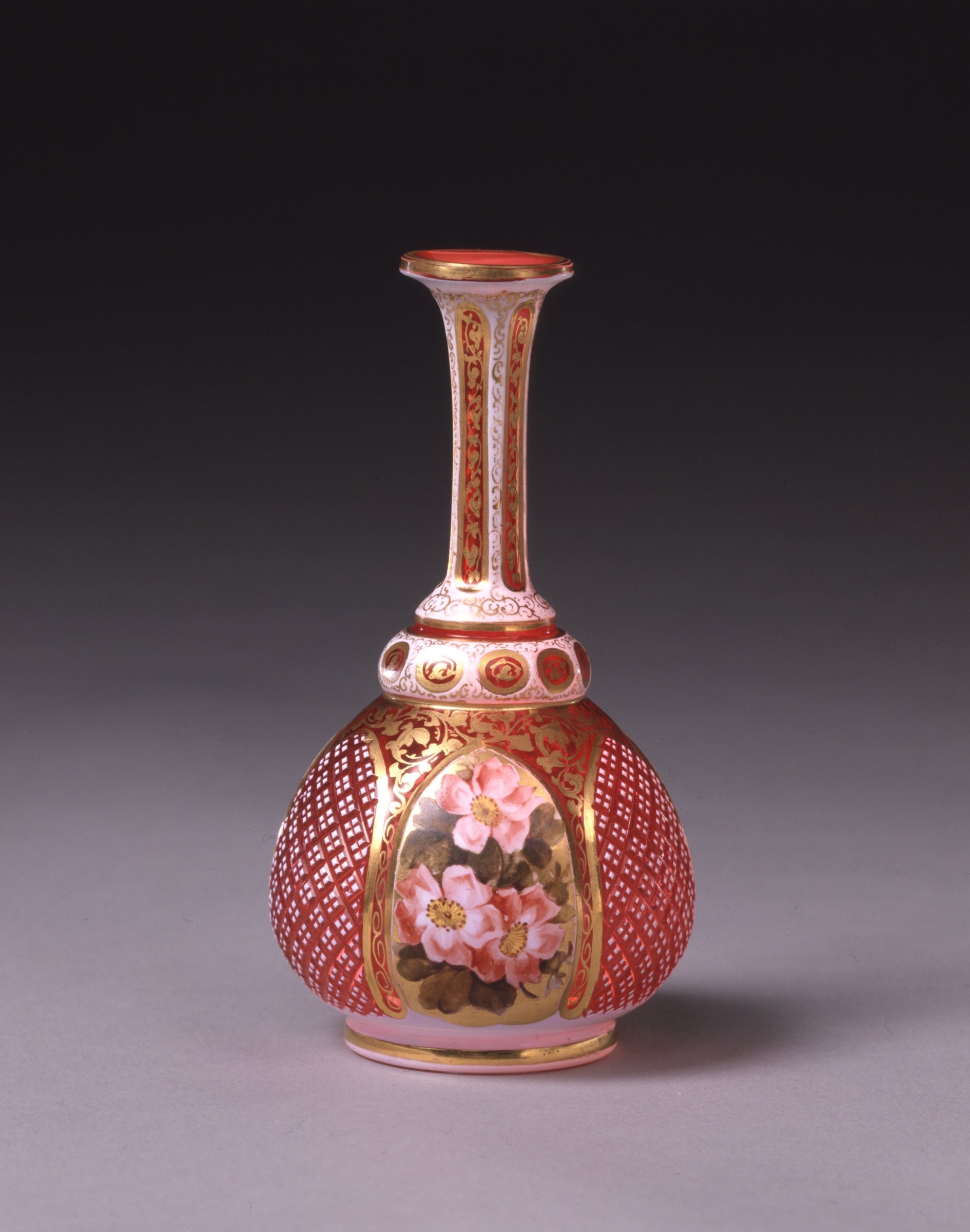 《花器》1850年頃　ボヘミア