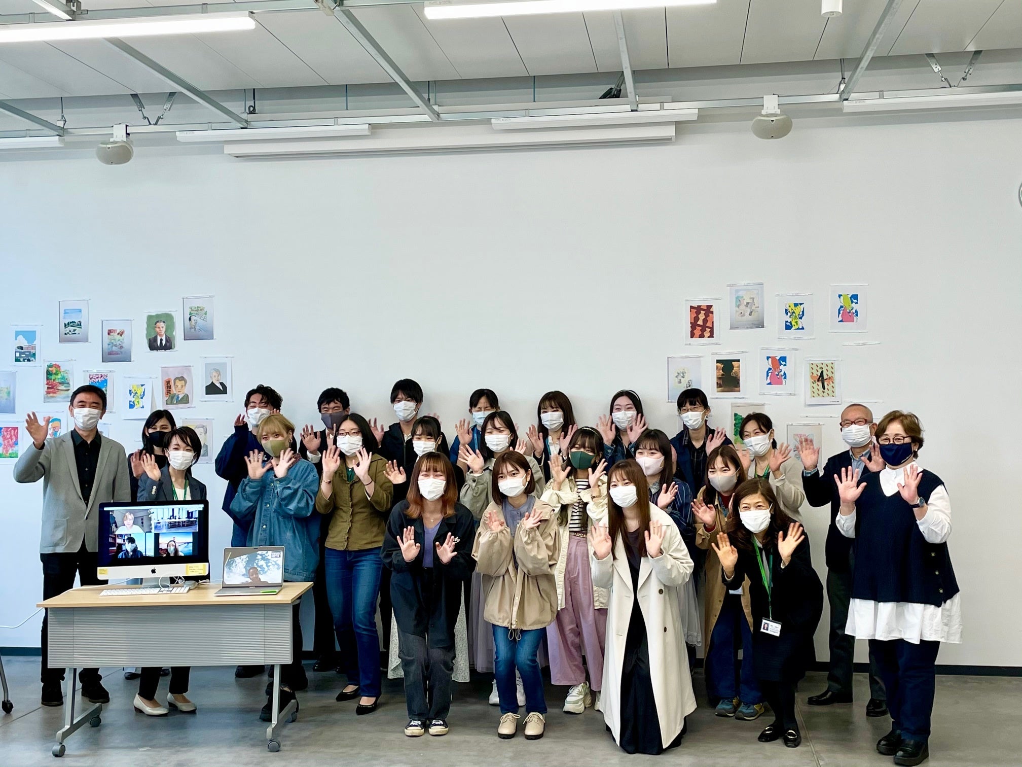 玉川大学学生と指導教員の皆さん