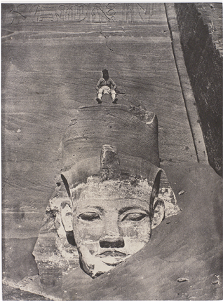 マクシム・デュ・カン《 アブ・シンベル》、1852年刊、塩化銀紙、東京都写真美術館