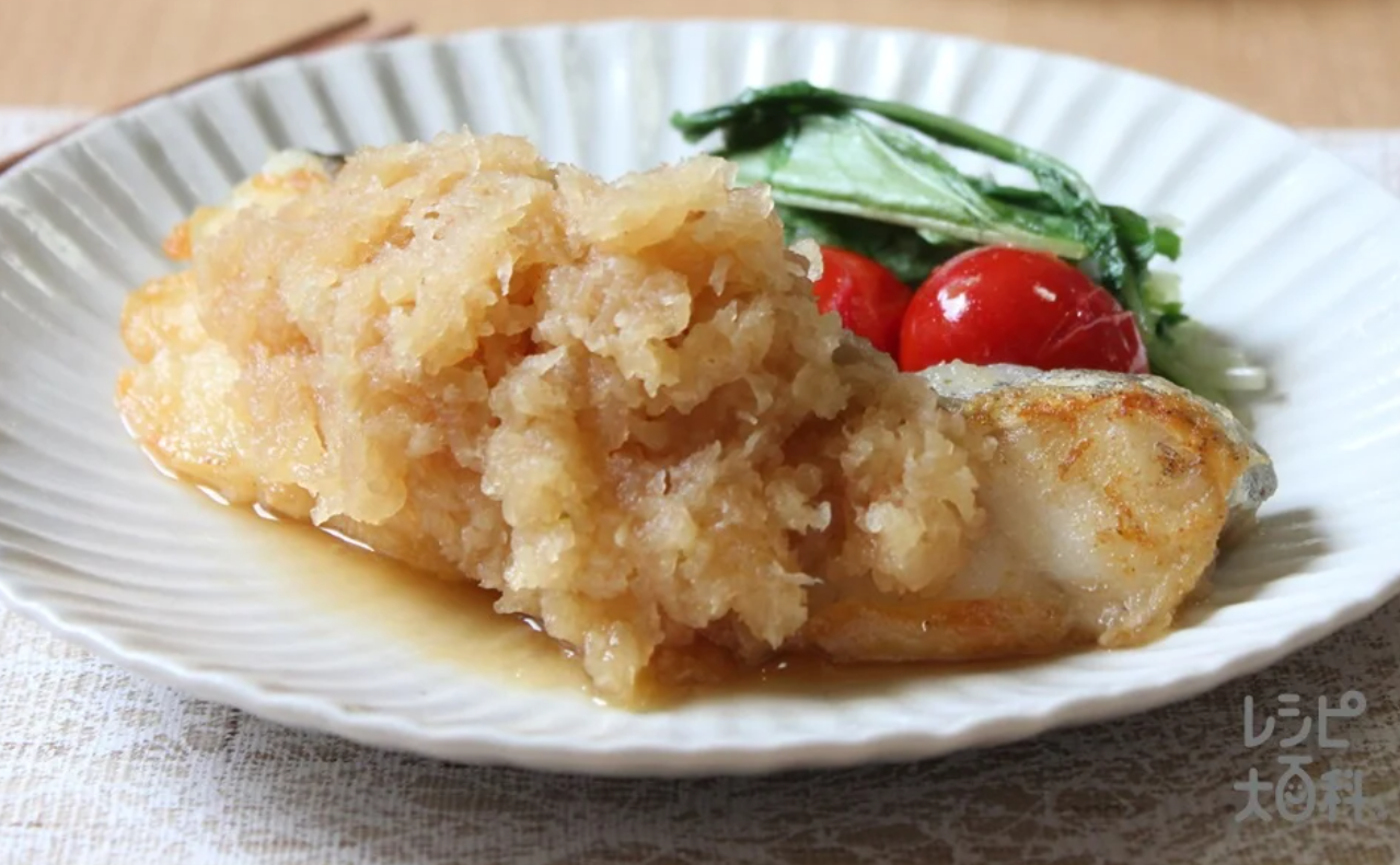 白身魚のみぞれあえ