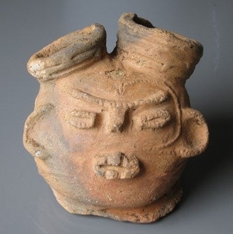 「まっくう」のモデルとなった 町田市指定有形文化財 「中空土偶頭部」