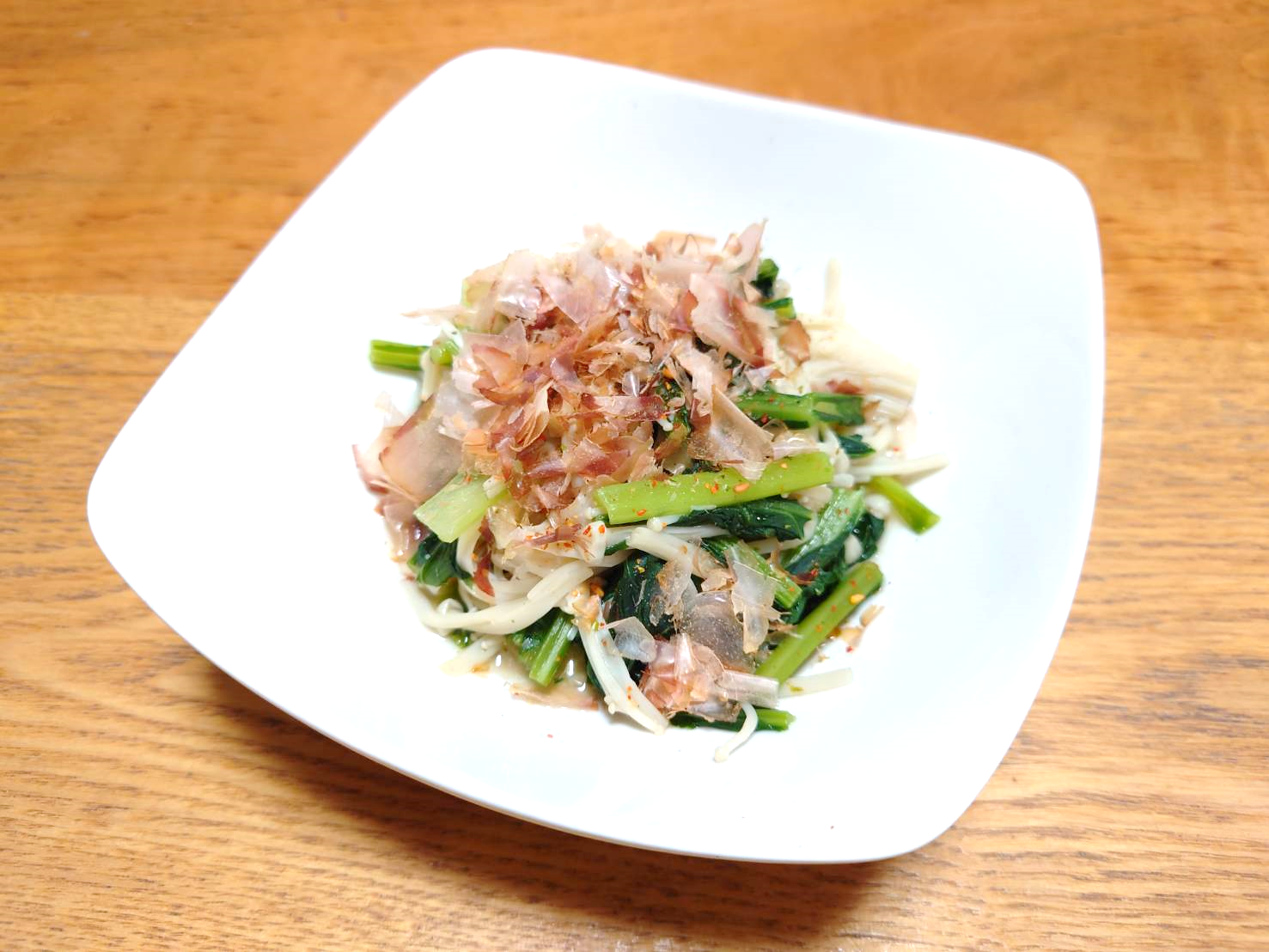 小松菜とえのきのだし煮