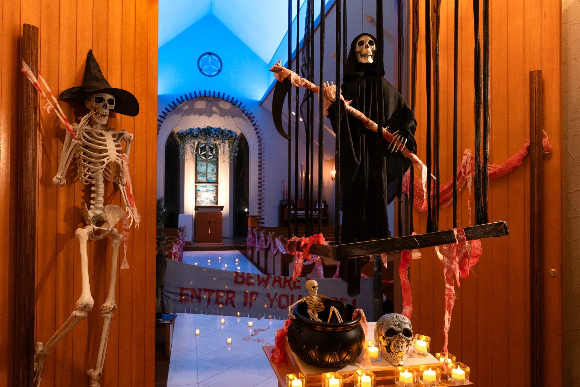 チャペルがハロウィン仕様に！「JAむなかた」と連携したハロウィンイベントを10月に開催【メルキュール福岡宗像リゾート＆スパ】