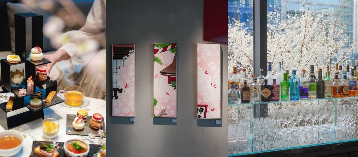 プルマン東京田町】歌舞伎×満開の桜アート！咲き誇る桜とコラボで快適