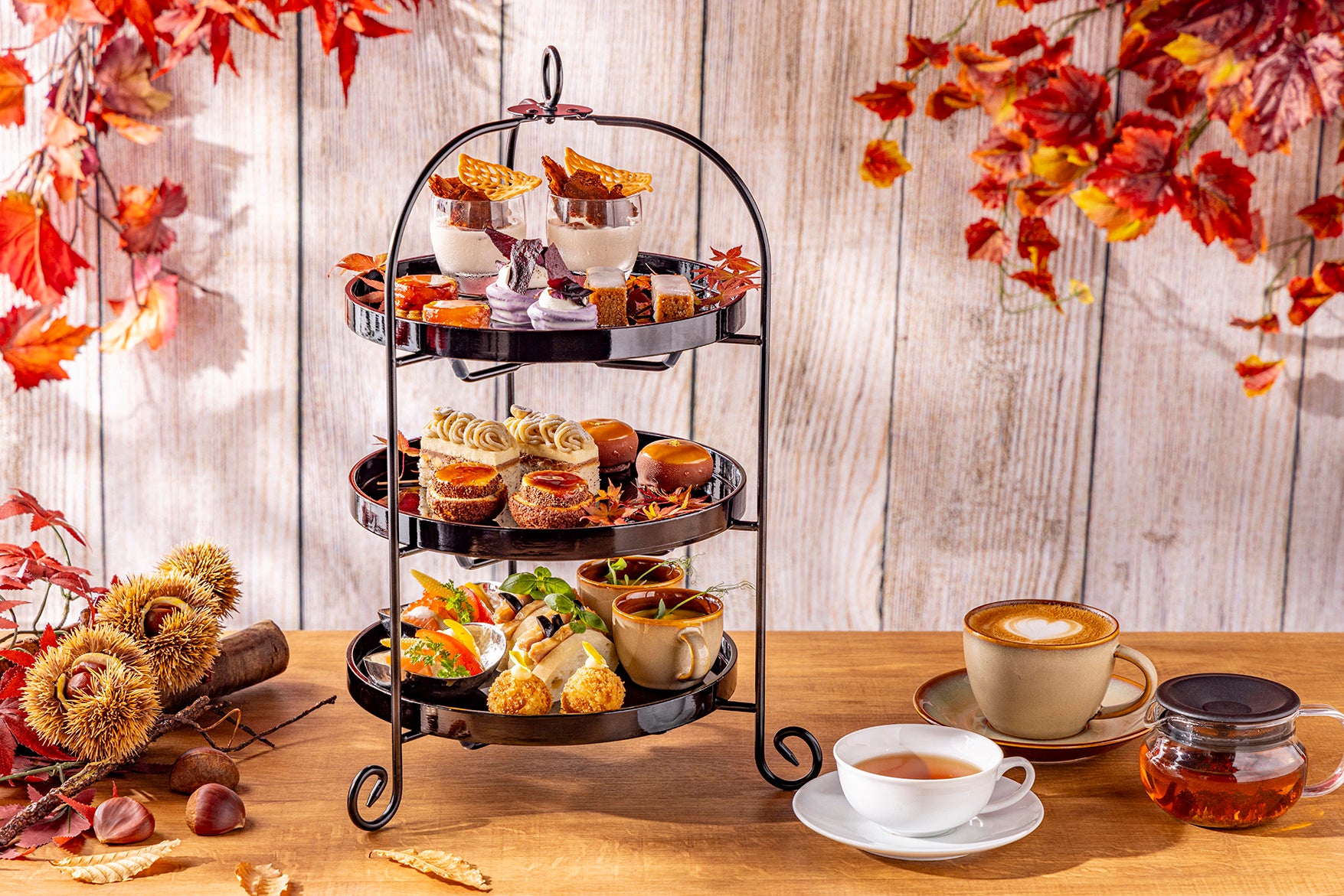 秋のアフタヌーンティー