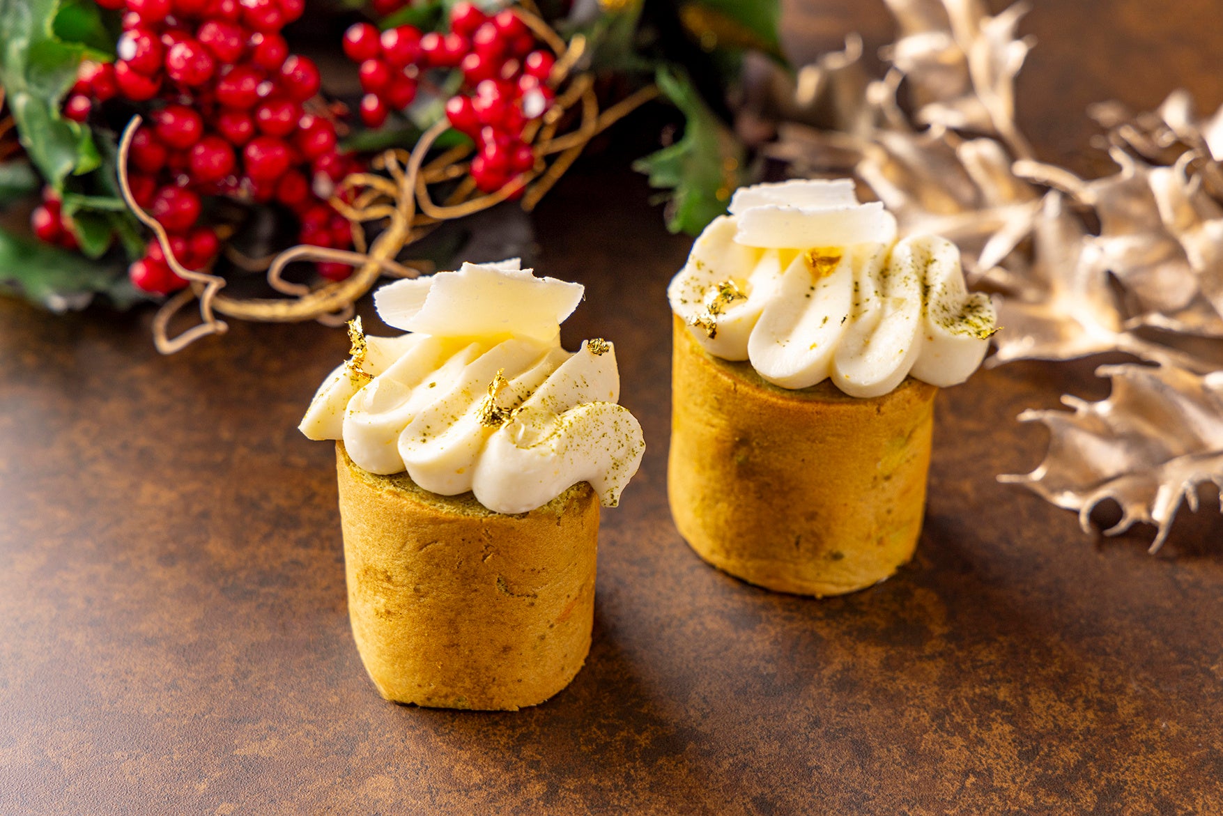 柚子抹茶ロールケーキ