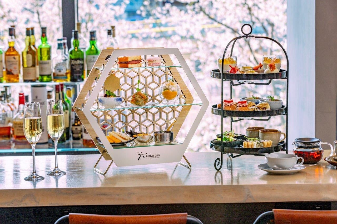 カウンターエリア ハイティ―＆アフタヌーンティー 2023年3月の様子