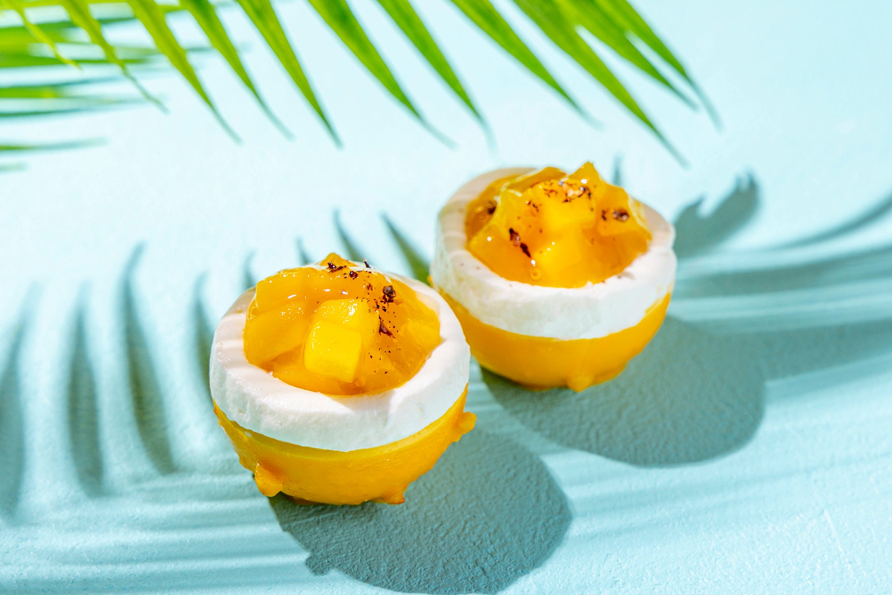 夏の陽光に熟した、マンゴーのムース