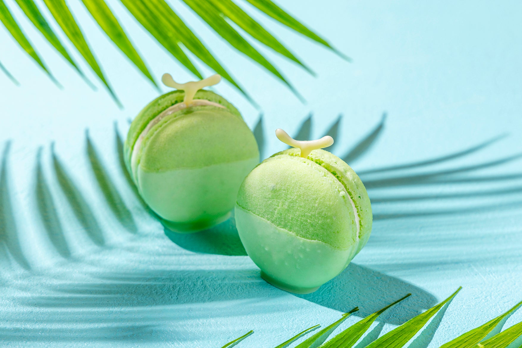 メロンのマカロン