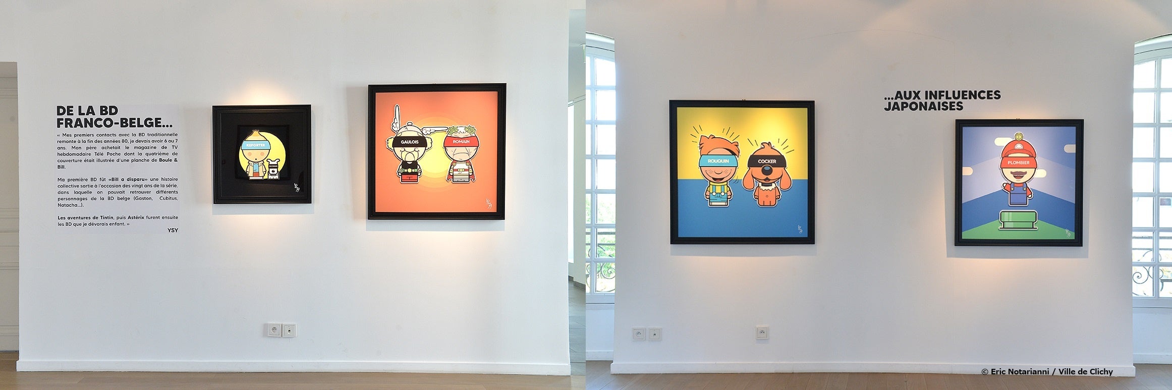 フランスでの展示会「YSY POP TRANSVERSALE」2022年© Eric Notarianni, Ville de Clichy