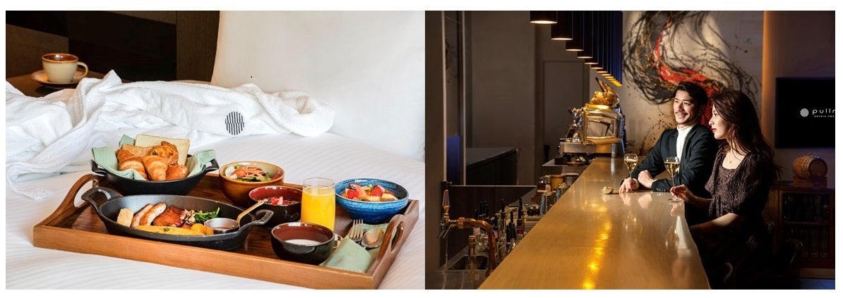 インルームブレックファスト一例