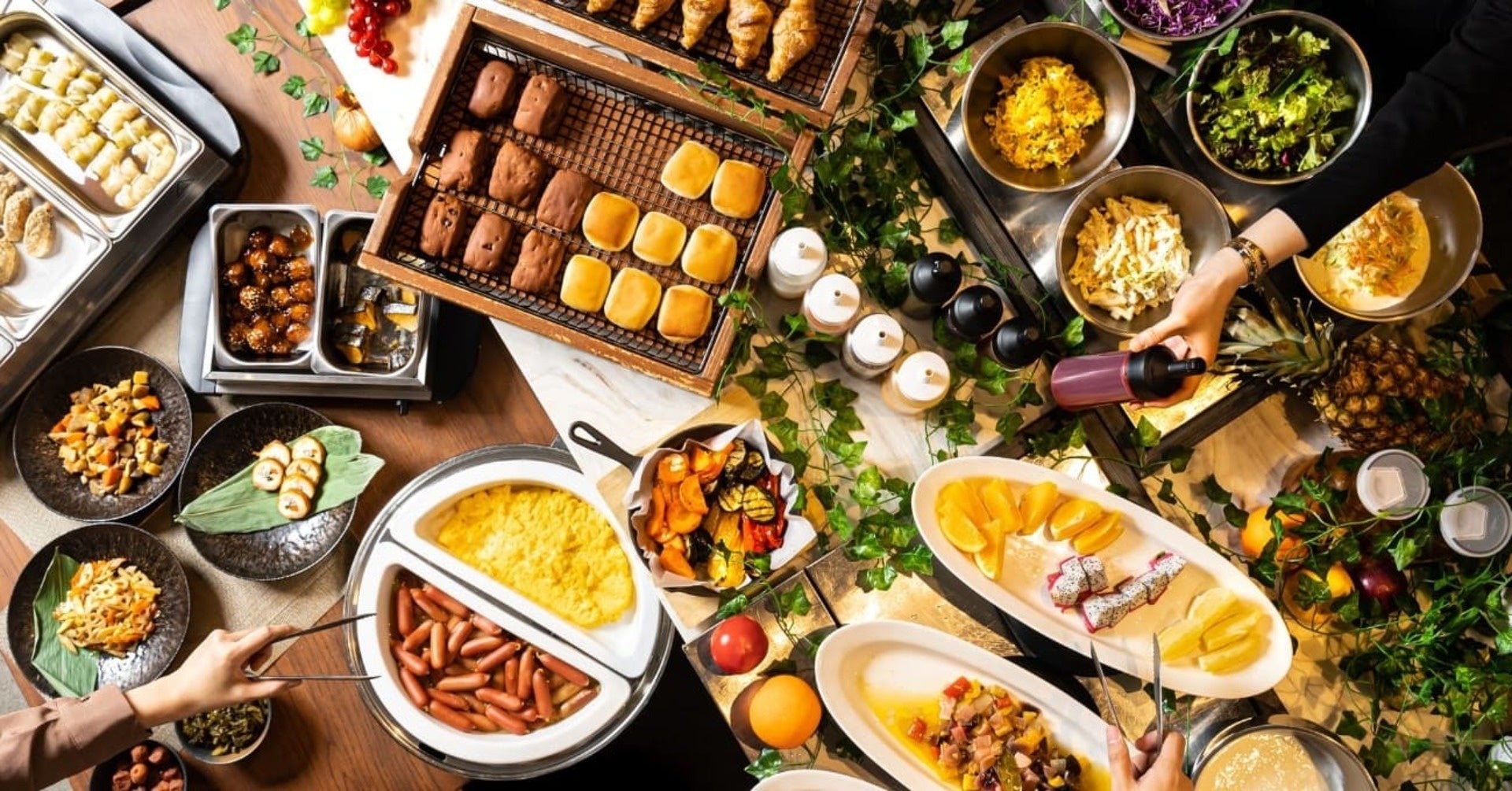 朝食ビュッフェ／一例