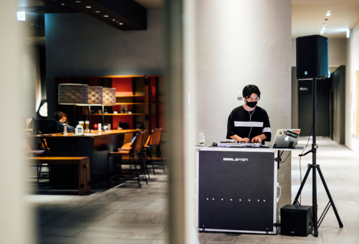 ▲JUNCTIONではDJのPLAYも