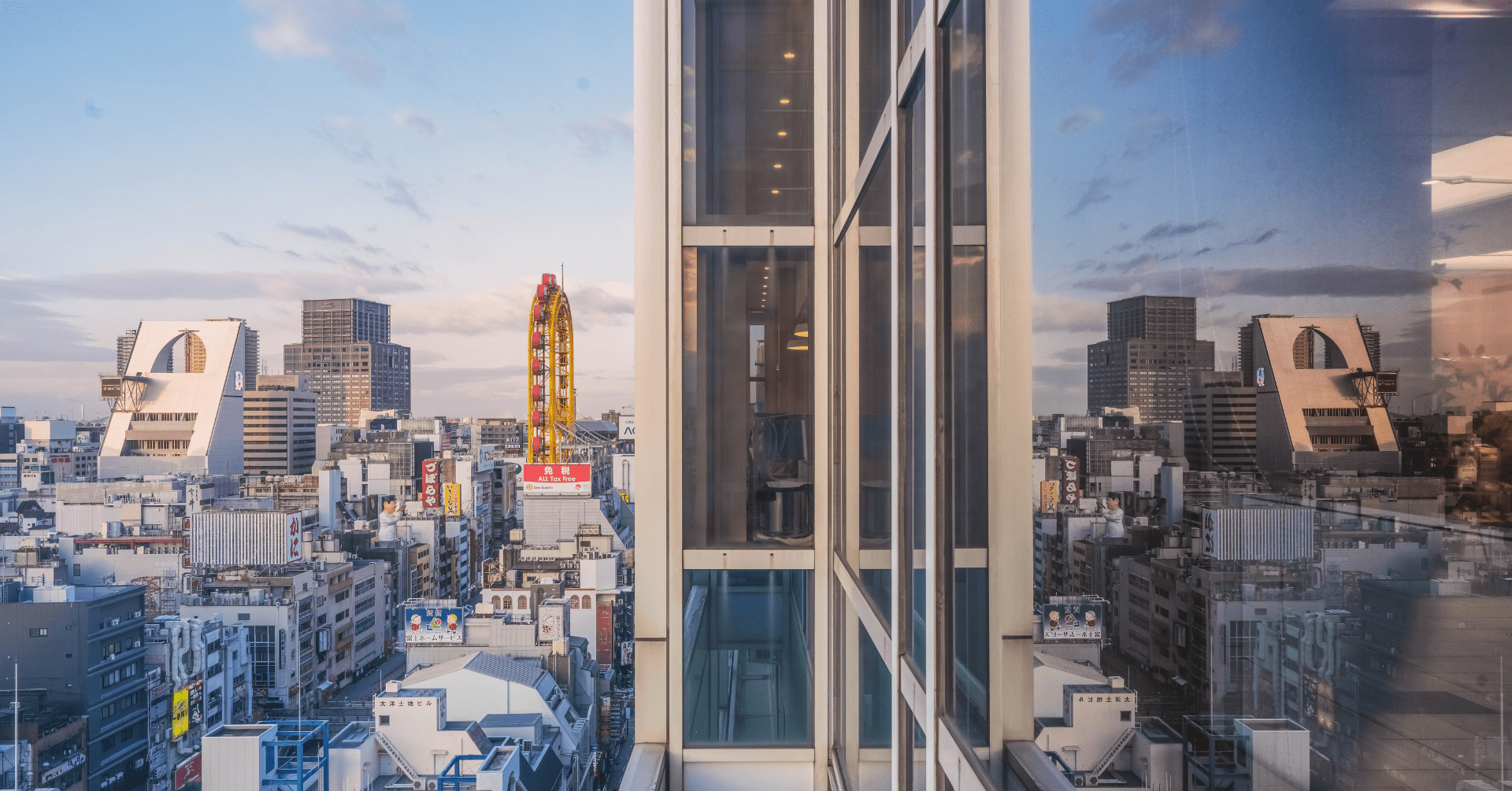 ホテルからの景色／イビススタイルズ大阪難波