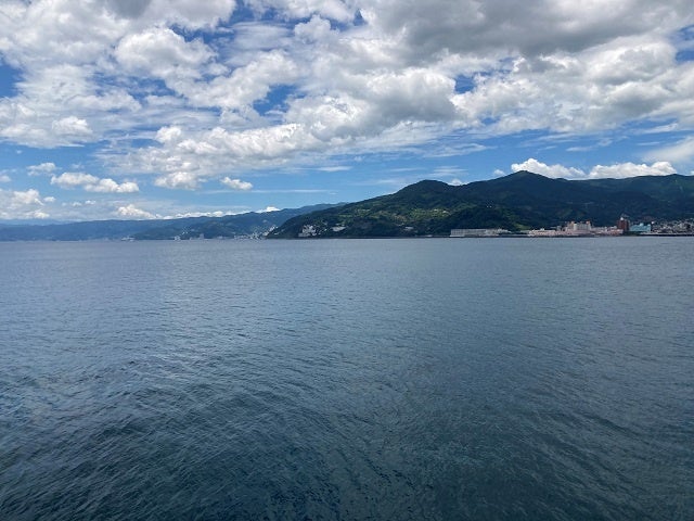 ワカメ養殖予定地である湯河原町吉浜沖