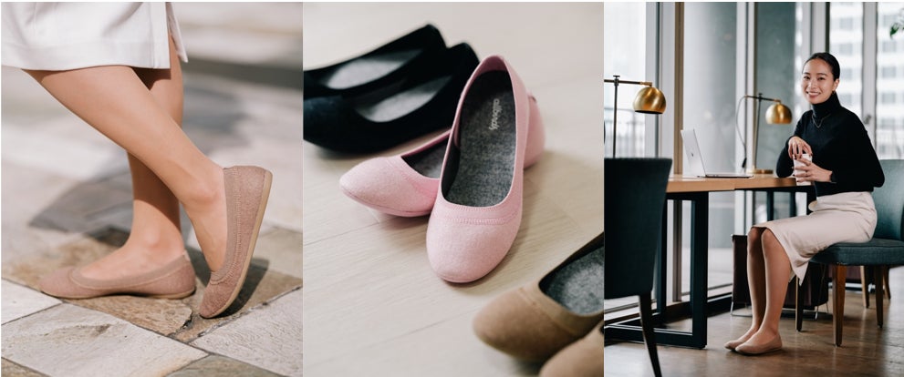 【ほぼ新品】allbirds ウールブリーザー(レディース)フラットシューズ 日本企画!メリノウールの女性用フラットシューズ「Wool Breezer
