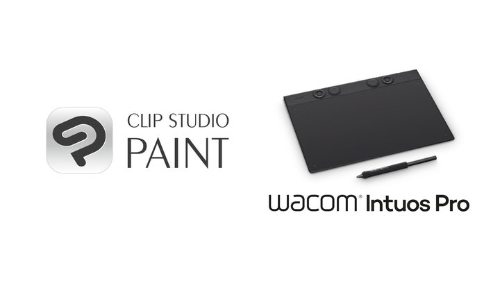 ワコム INTUOS ART ペンタブ CLIPSTUDIO ペイントプロセット 5223-926-