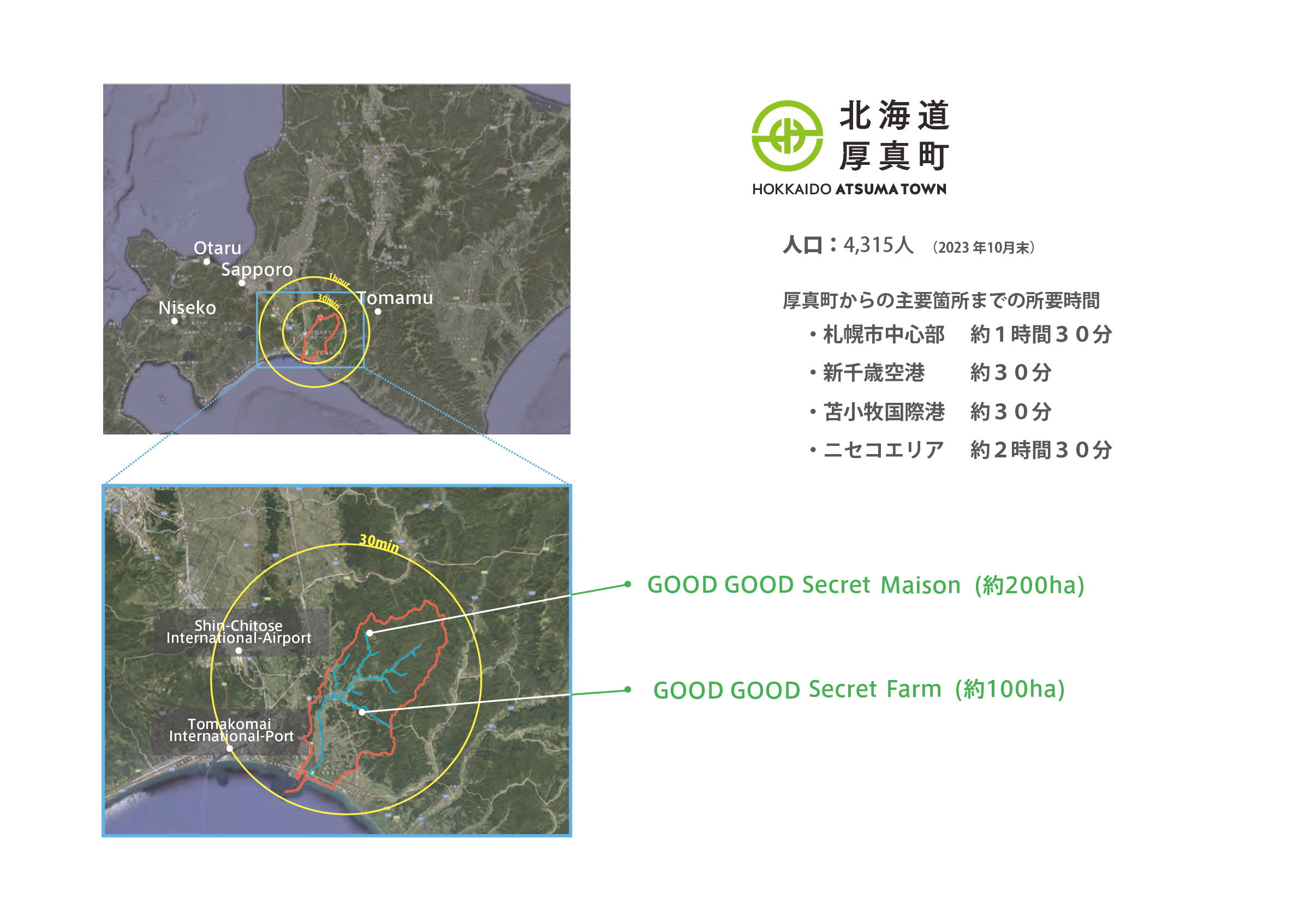 GOODGOODSecretMaison&Farmへのアクセス