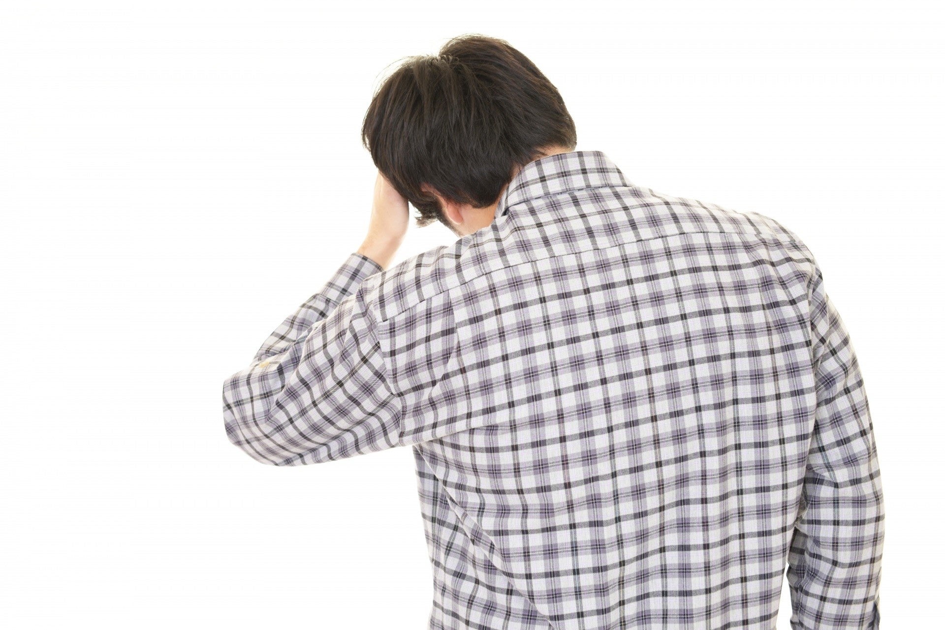 後悔している人のイメージ