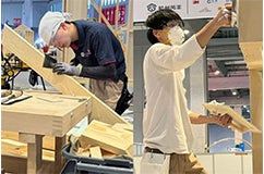 住友林業、技能五輪国際大会の建築大工と左官で「敢闘賞」受賞
